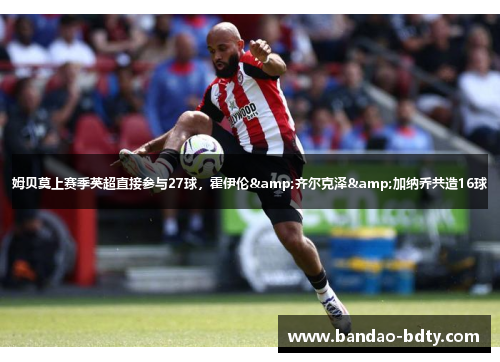 姆贝莫上赛季英超直接参与27球,霍伊伦&齐尔克泽&加纳乔共造16球